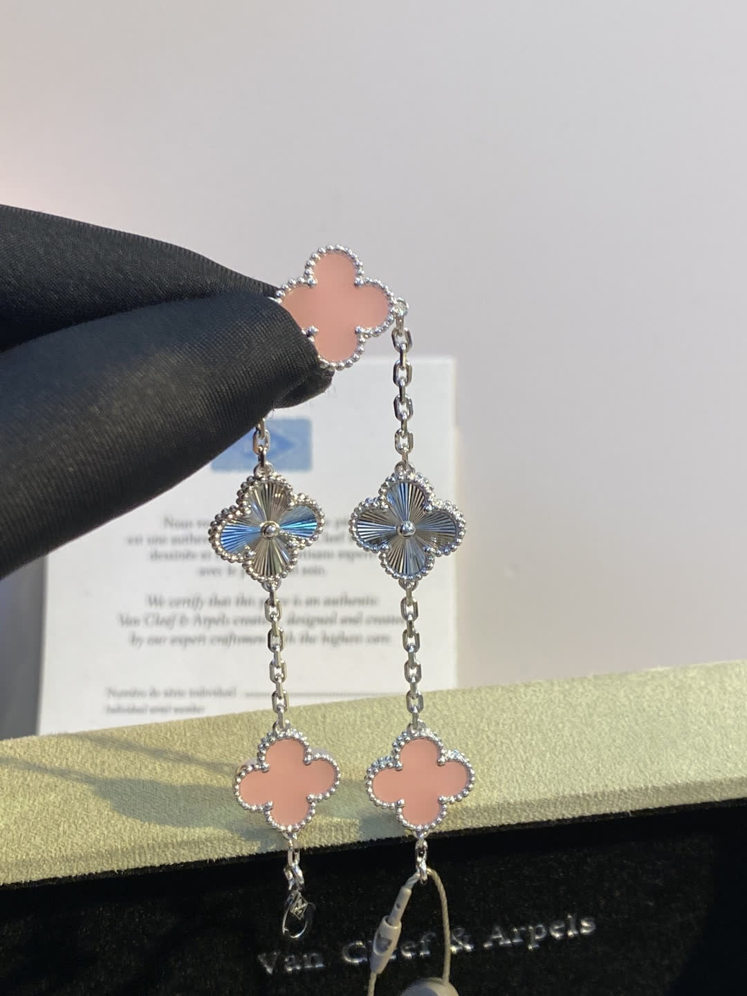 Van Cleef & Arpels Vintage Alhambra Pink Gold Bracelet